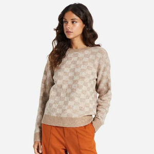 Brixton Women's Carmen Sweater in Twig Size Medium